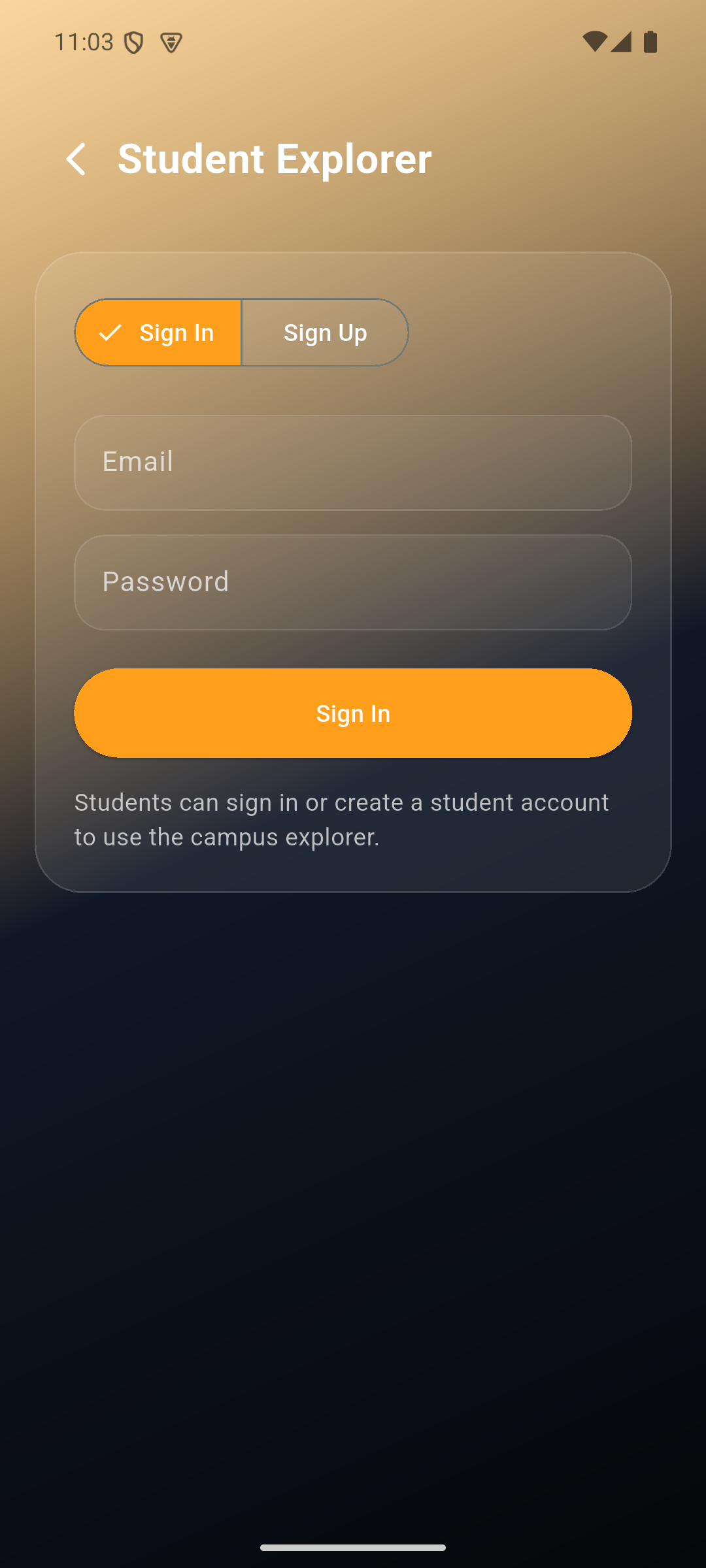 Dora Explorer sign in screen
