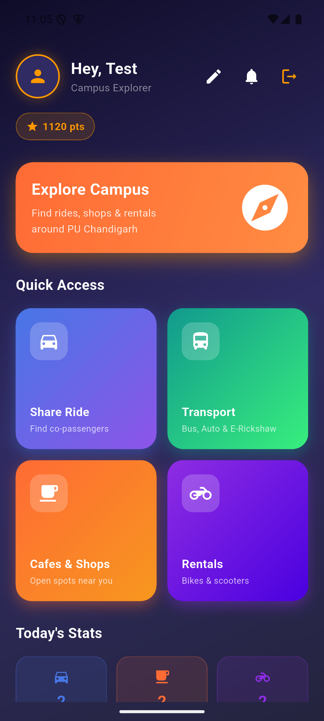 Dora Explorer student dashboard